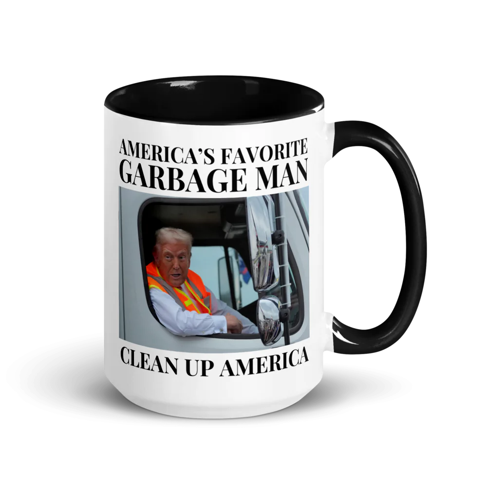 Clean Up America Garbage Truck Mug