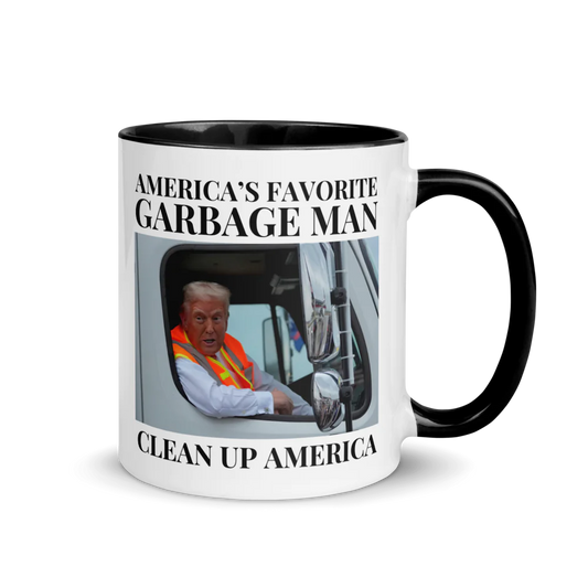 Clean Up America Garbage Truck Mug